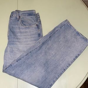LEVIS high waisted straight jeans size 32